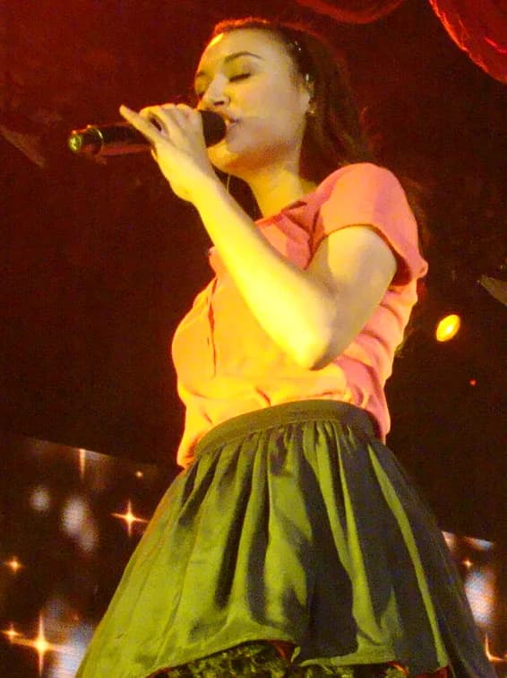 Naya Rivera - Naya Rivera as Santana Lopez on the Glee Live! In Concert! tour.