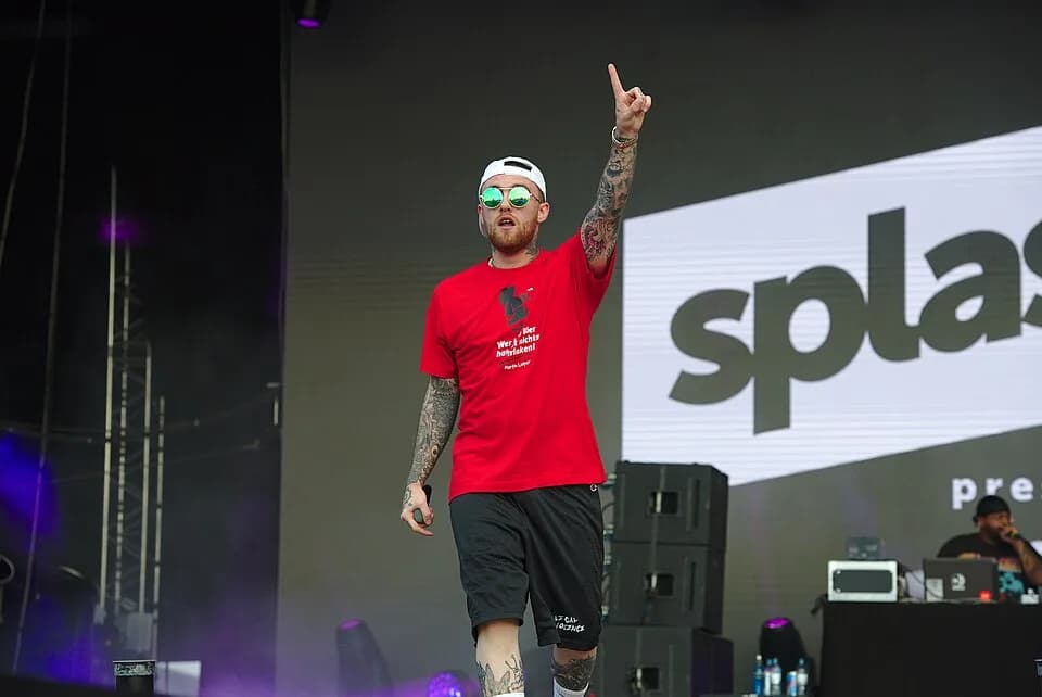 Mac Miller - Der US-amerikanische Rapper Mac Miller beim splash! Festival 20 (2017).