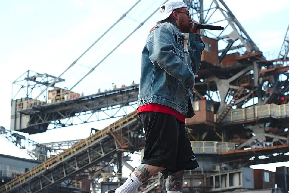 Mac Miller - Der US-amerikanische Rapper Mac Miller beim splash! Festival 20 (2017).