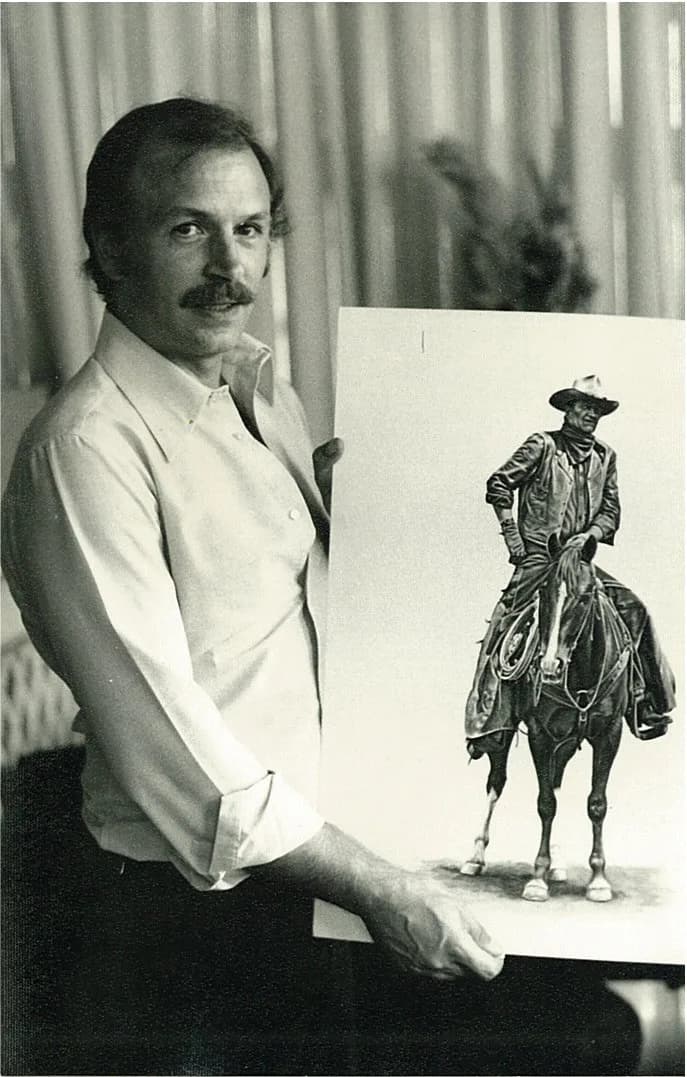 John Wayne - Le dessinateur Marcel Uderzo.