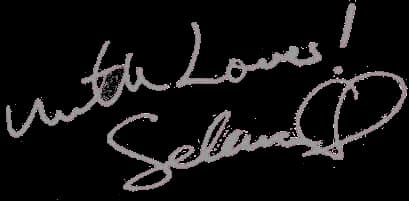Selena Selena - Autograph by Selena.