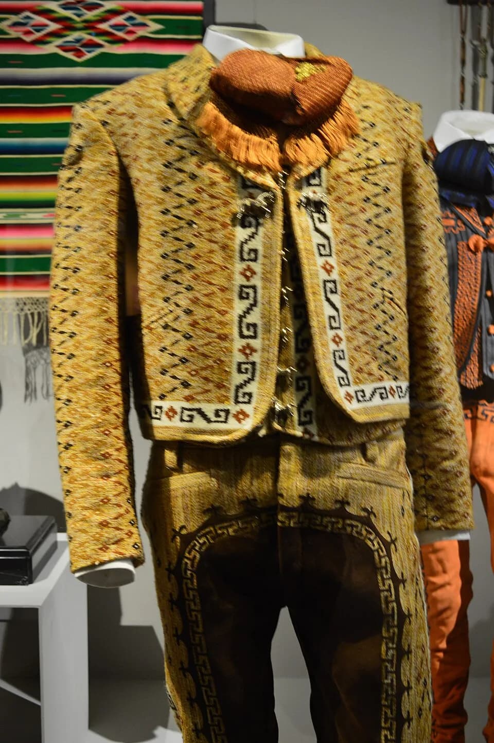 Vicente Fernández - Charro outfit once belonging to Vicente Fernandez on display at the Museo del Noreste in Monterrey, Mexico