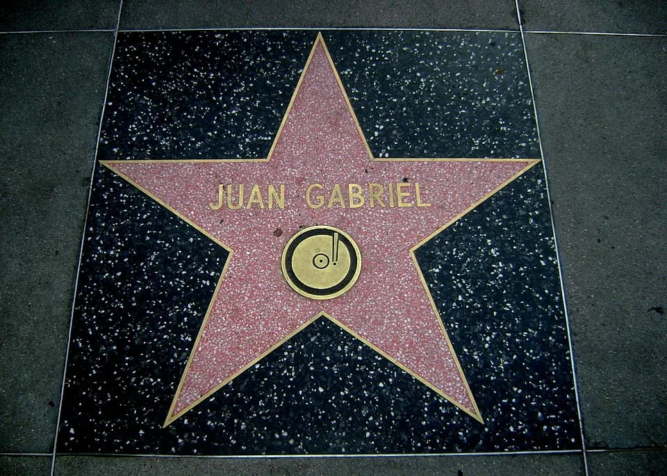 Juan Gabriel - Juan Gabriel's star on the Hollywood Walk of Fame