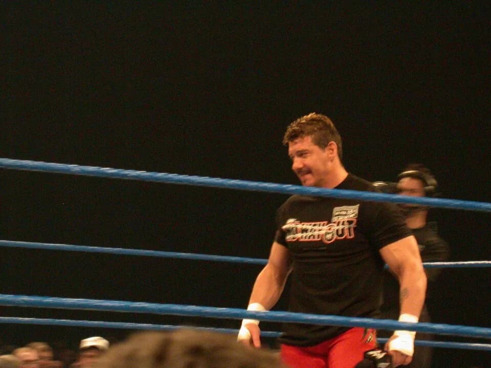Eddie Guerrero - Eddie Guerrero at a SmackDown! taping in Tacoma, WA on February 10, 2004.DSCN6696.JPG