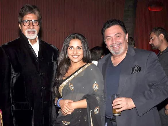 Rishi Kapoor - Amitabh Bachchan, Vidya Balan, Rishi Kapoor at Success bash of 'The Dirty Picture'