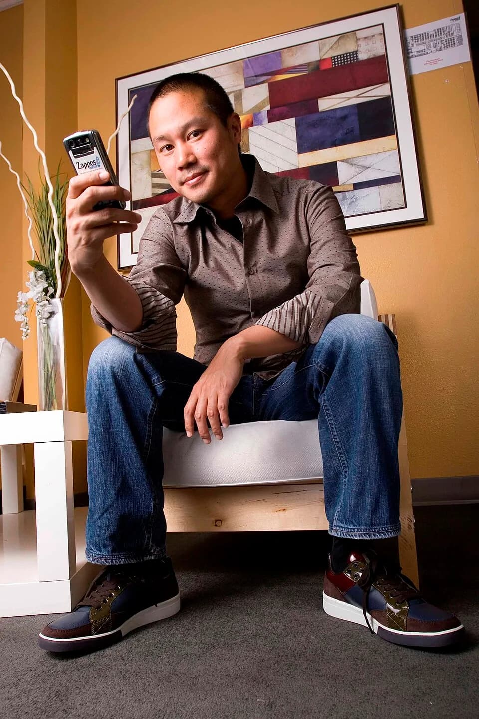 Tony Hsieh - This is a picture of Tony Hsieh, CEO of Zappos.