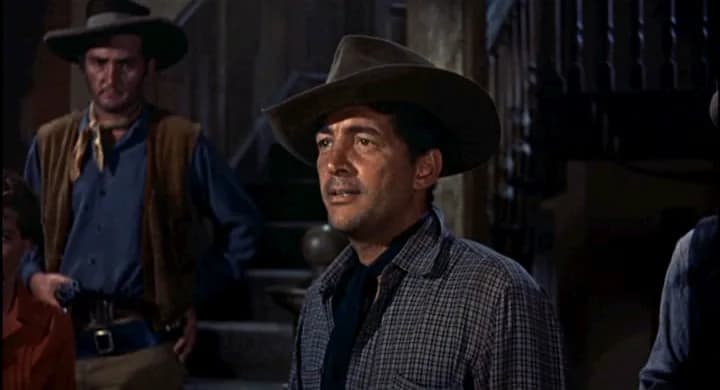 Dean Martin - Cropped screenshot of Dean Martin from the trailer for the film Rio Bravo