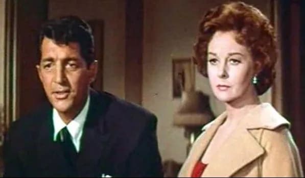 Dean Martin - Screenshot of Dean Martin and Susan Hayward from the trailer for the film Ada