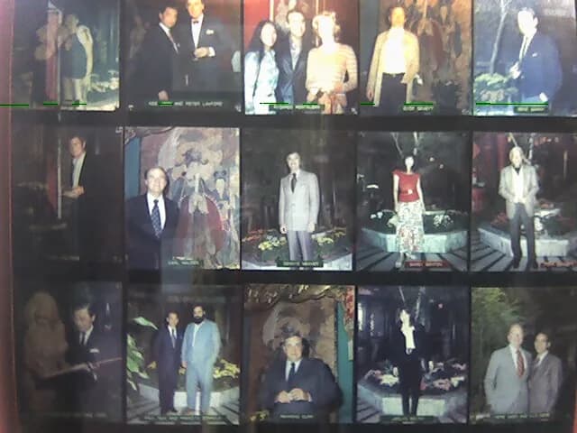 Jayne Mansfield - In the lobby of the Empress of China on Grant Street. They also have some big posters advertising restaurant awards they won in 1979 and 1980.