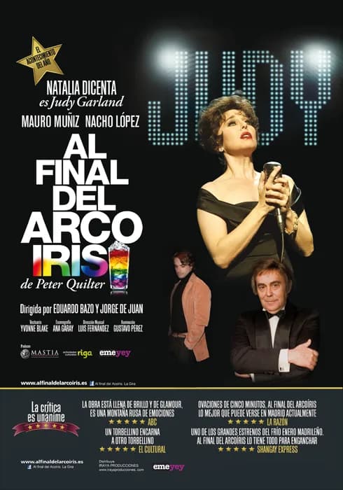 Judy Garland - Póster oficial de AL FINAL DEL ARCOIRIS (2011-2012, España)