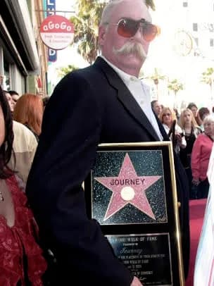 Jerry Garcia - George Tickner Journey's co-founder at Hollywood Walk of Fame induction.
