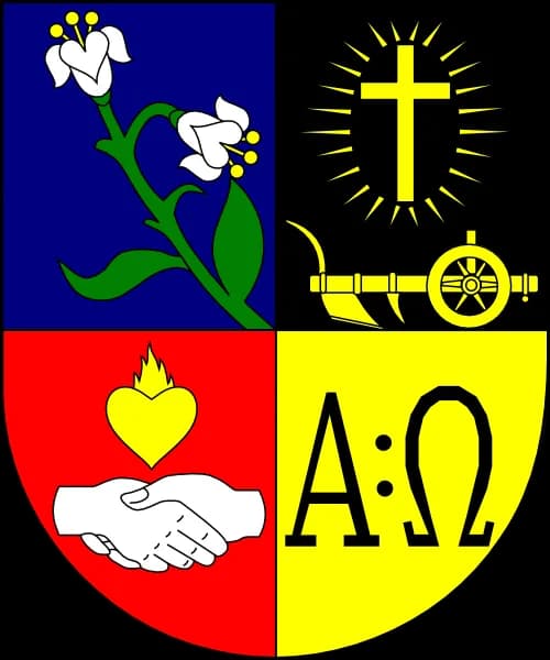 Gregor Mendel - Coat of arms (shield only) of Gregor Johann Mendel, abbot of augustinian monastery in Brno, Czech Republic (1867 - 1884).