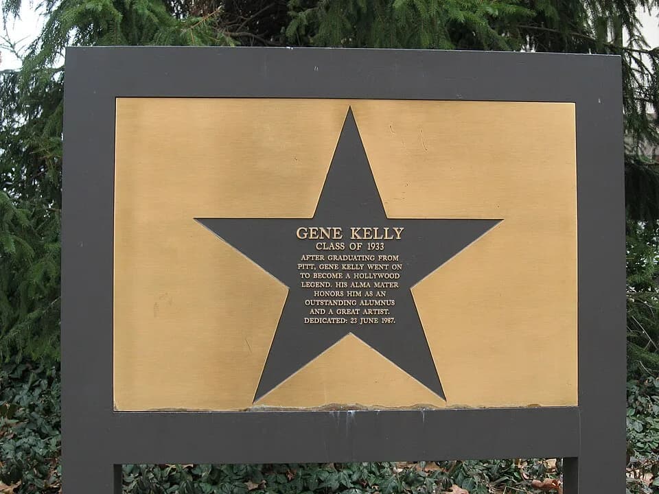 Gene Kelly - Plaque Honoring Gene Kelly