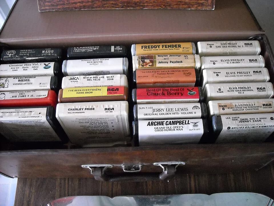 Johnny Cash - 8 track tapes - remember these?