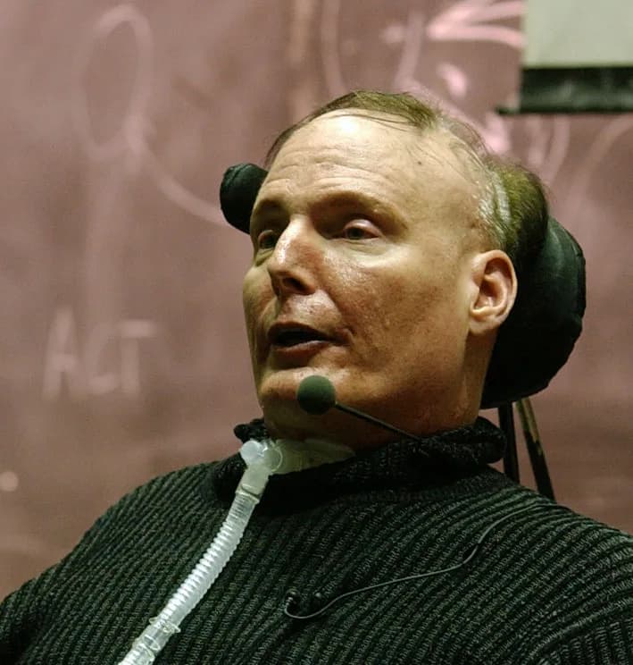 Christopher Reeve - Christopher Reeve discusses the potential benefits of stem cell research at a neuroscience conference at MIT.