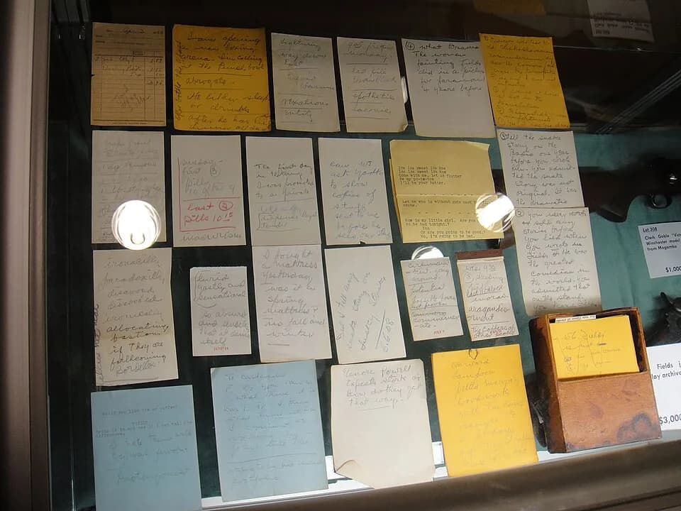 W. C. Fields - at the Debbie Reynolds Auction Breaks Up Historic Hollywood Collection (The Paley Center for Media in Beverly Hills, Los Angeles, CA, USA).