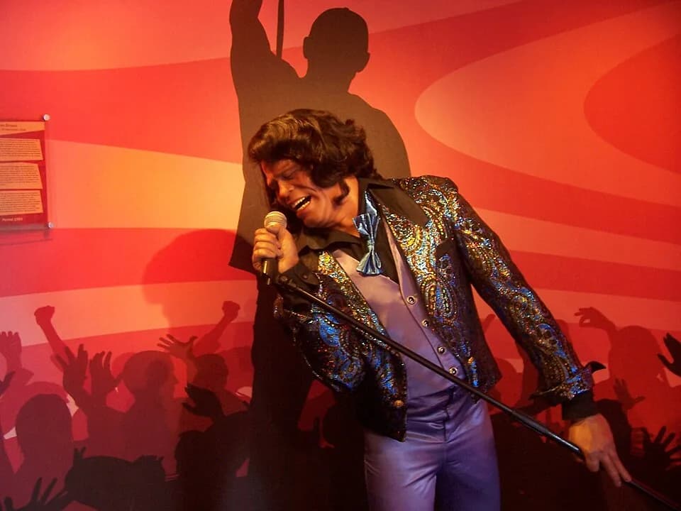 James Brown - Singer James Brown In Madame Tussaud Wax Museum, Amsterdam