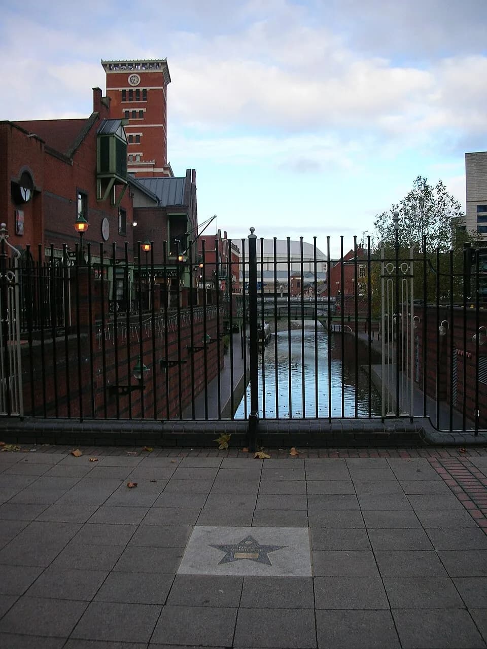 Ozzy Osbourne - Star for Ozzy Osbourne on the Birmingham Walk of Stars on Broad Street, Birmingham, England. Set in the pavement over the Broad Street Tunnel (over the en:BCN Main Line Canal) in 2007.