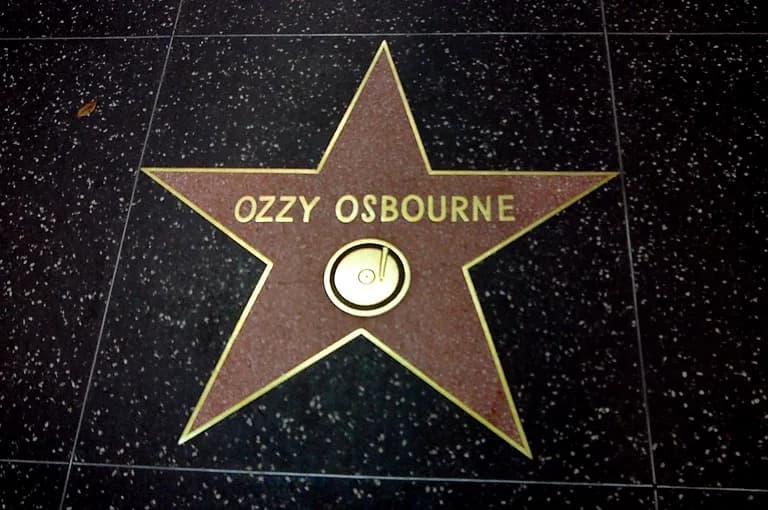 Ozzy Osbourne - Ozzy Osbourne Star at Hollywood