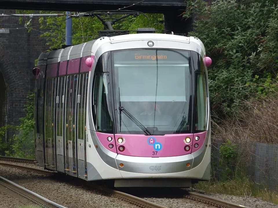Ozzy Osbourne - Back to West Bromwich Central Tram Stop. After last used it around 6 years before.
This time with the new Urbos 3 tram fleet.

West Bromwich Central tram stop
West Bromwich Central is 