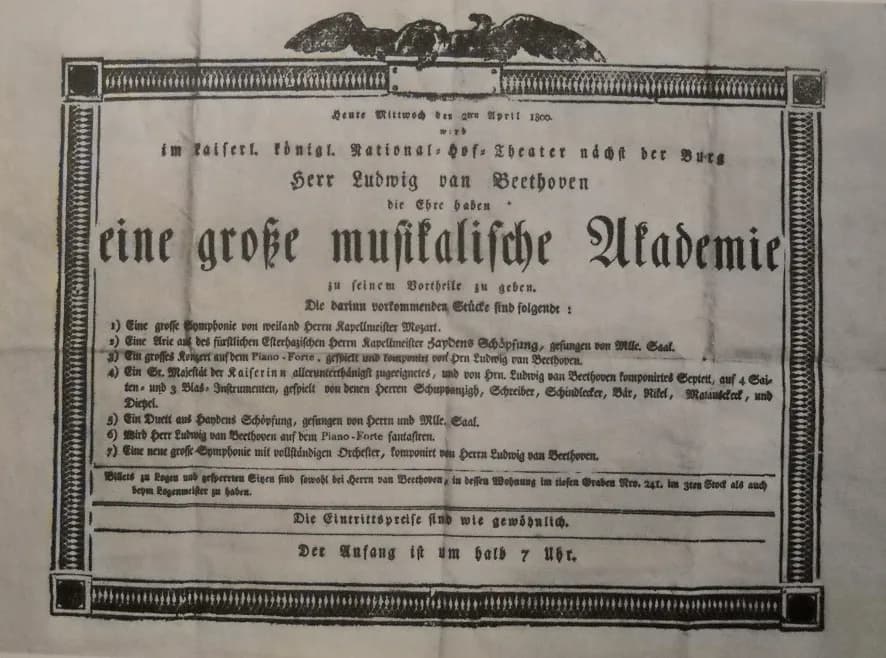 Ludwig van Beethoven - Beethoven's Concert in 1800