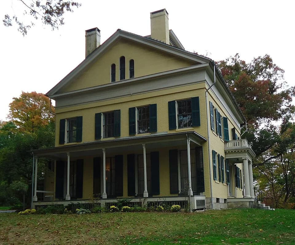 Emily Dickinson - The house of American poet Emily Dickinson, in Amherst, Massachusetts, which is now a museum.