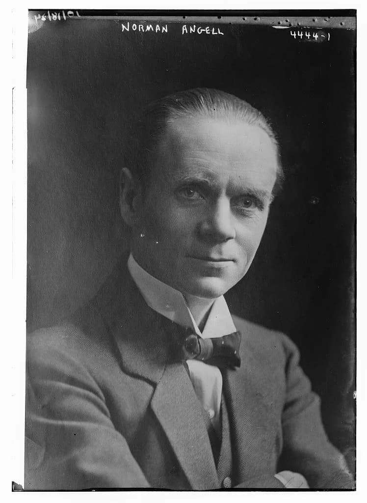 Norman Angell - Bain News Service,, publisher.
Norman Angell
[between ca. 1915 and ca. 1920]
1 negative : glass ; 5 x 7 in. or smaller.
Notes:
 Title from unverified data provided by the Bain News Ser