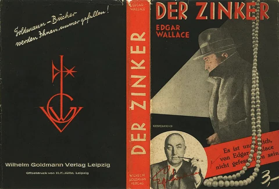 Edgar Wallace - Edgar Wallace: Der Zinker. Wilhelm Goldmann Verlag, Leipzig 1930. DNB