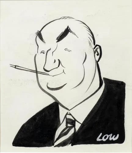 Edgar Wallace - Caricature of Edgar Wallace.