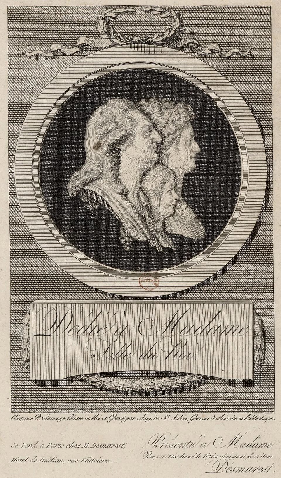 Louis XVII of France - Portraits of Louis XVI of France, Marie-Antoinette and her son Louis XVII