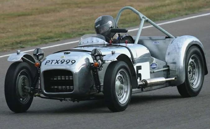 Chris Rea - Chris Rea racing in his Lotus Mark VI from 1955. Photo taken at the Goodwood Revival 2009.