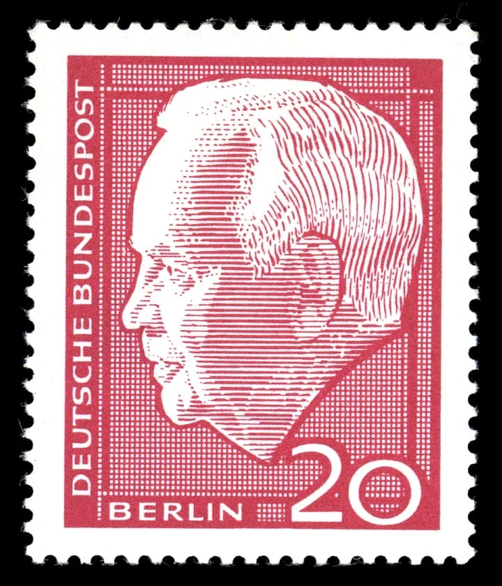 Heinrich Lübke - Stamps of Germany (Berlin) 1964, MiNr 234.jpg