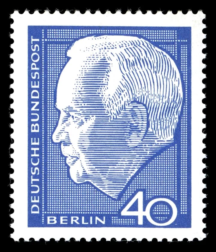 Heinrich Lübke - Stamps of Germany (Berlin) 1964, MiNr 235.jpg