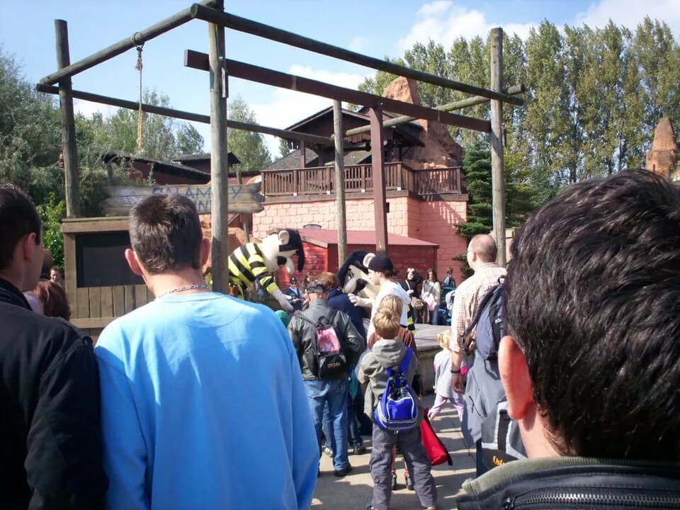 René Goscinny - Cowboydorp in Walibi Belgium: de Daltons uit Lucky Luke