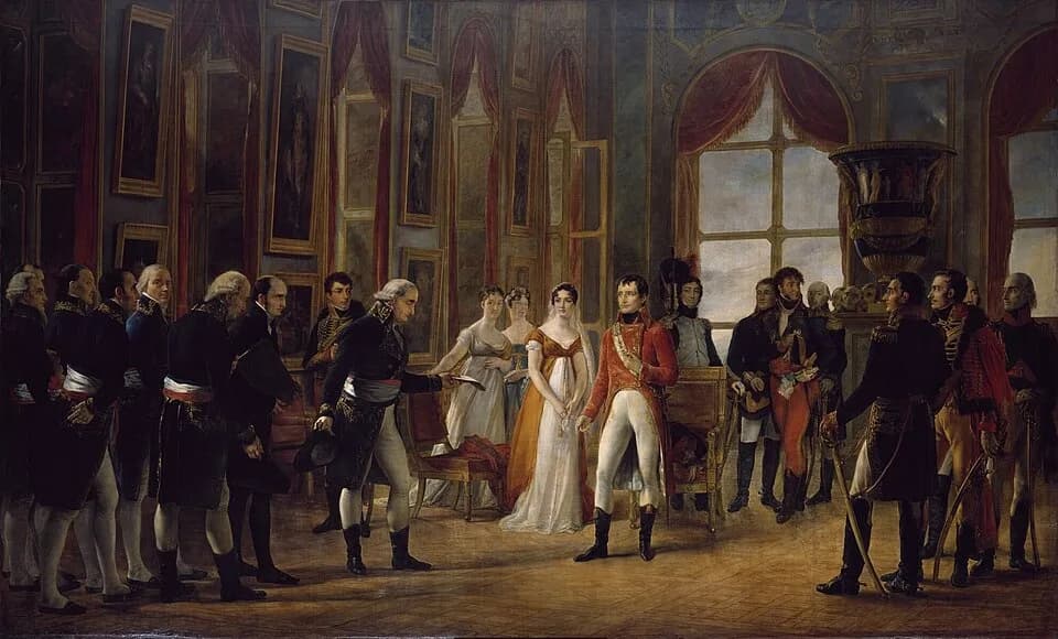 Louis Bonaparte - Napoléon Ier reçoit à Saint-Cloud le Senatus-Consulte qui le proclame empereur des Français.jpg