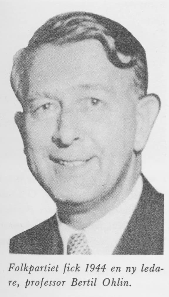 Bertil Ohlin - uploaded from Portrattarkiv.se picture of Bertil Ohlin