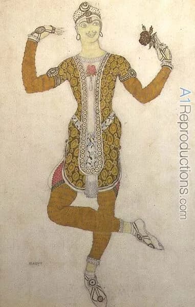 Vaslav Nijinsky - Costume design for Nijinsky in 'Le Festin', 1909