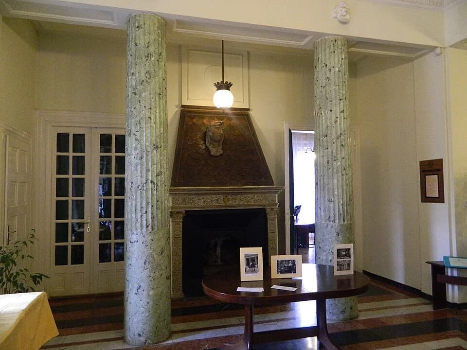 Vaslav Nijinsky - The interior of Markus Emia's Villa in Budapest. There lives Vaslav Nijinsky between 1918-1944.
