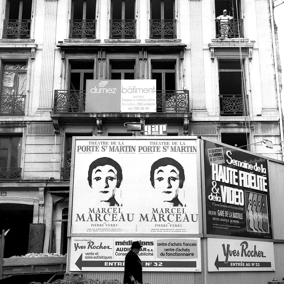 Marcel Marceau - Poster of Marcel Marceau at Paris, France