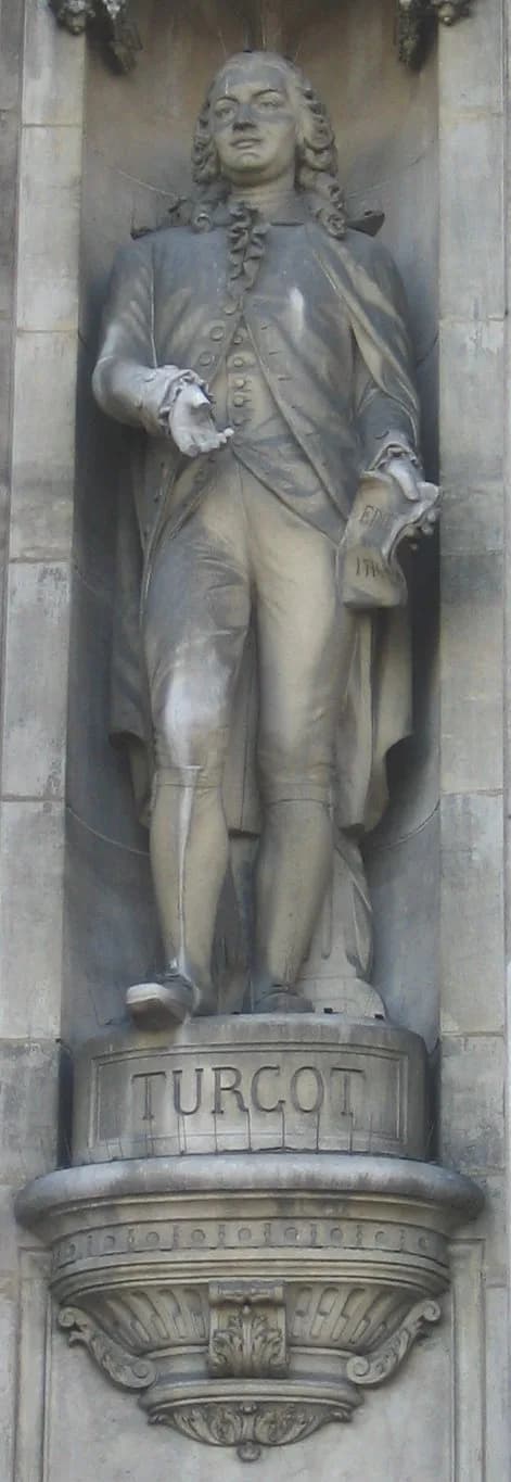 Anne Robert Jacques Turgot - Estatua de Turgot (Ayuntamiento de París)