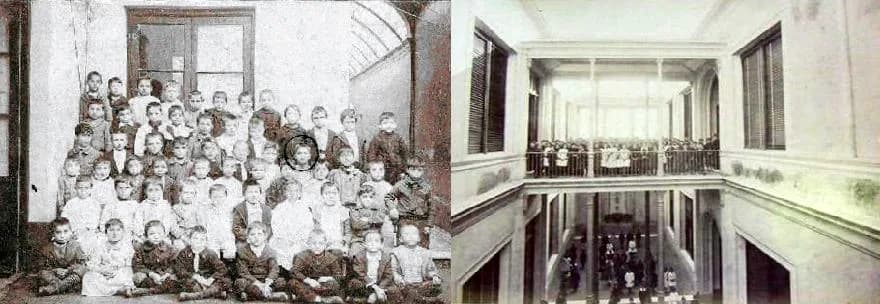 Carlos Gardel - Comparación entre la Escuela de Segundo Grado de Varones N° 27 de la calle Durazno 337(Numeración antigua) de Montevideo, en la que cursó Primer grado “C” Carlos Gardel antes de que Be