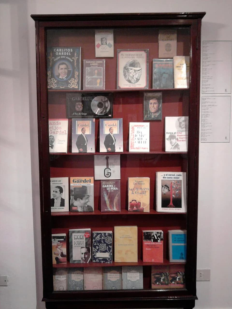 Carlos Gardel - Exposición parcial en el Museo Casa Carlos Gardel de la Ciudad de Bs. As.