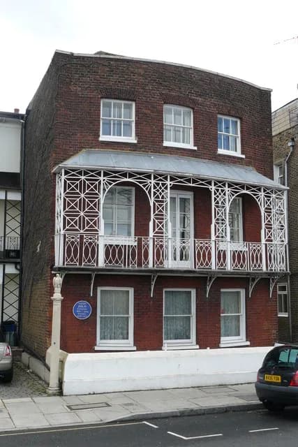 Gustav Holst - House on The Terrace, Barnes Gustav Holst lived here 1908-13.