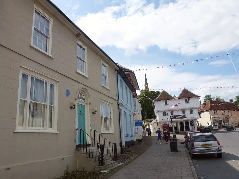 Gustav Holst - The Manse in Thaxted, where Gustav Holst lived from 1917 to 1925, in July 2012.