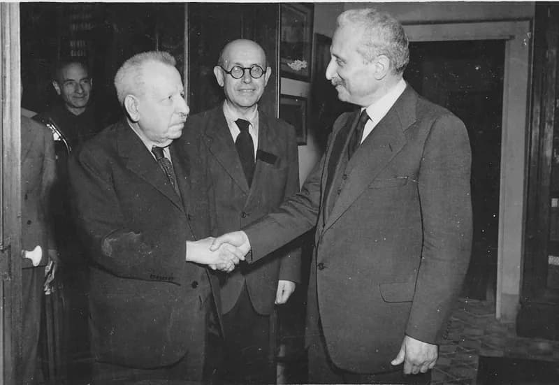 Enrico de Nicola - Enrico De Nicola, Enrico Altavilla e Benedetto Croce