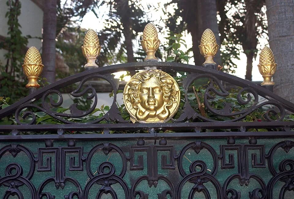 Gianni Versace - Detail from Gianni Versace's Mansion, Miami Beach, FL. Ocean Drive and 11th Street