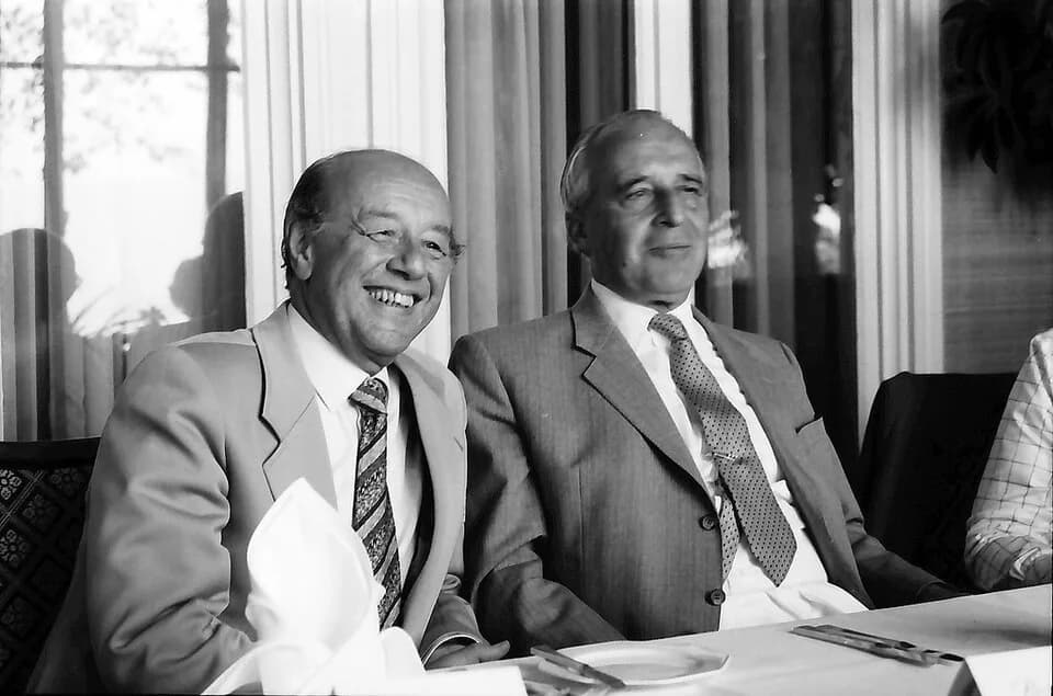 Ernst Otto Fischer - 34. Tagung 1984 Mediziner; Spielbank: E. v. Khuon, Ernst O. Fischer