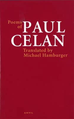 Paul Celan - Book cover: "Poems of Paul Celan" 1990