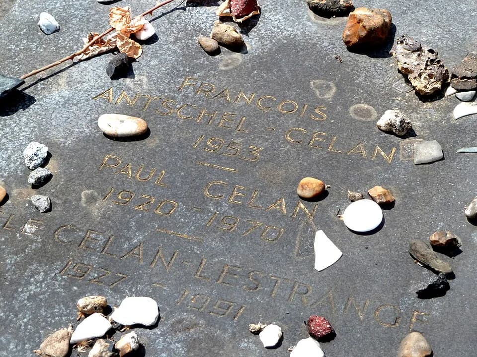 Paul Celan - Thiais cimetière juif tombe Paul Celan