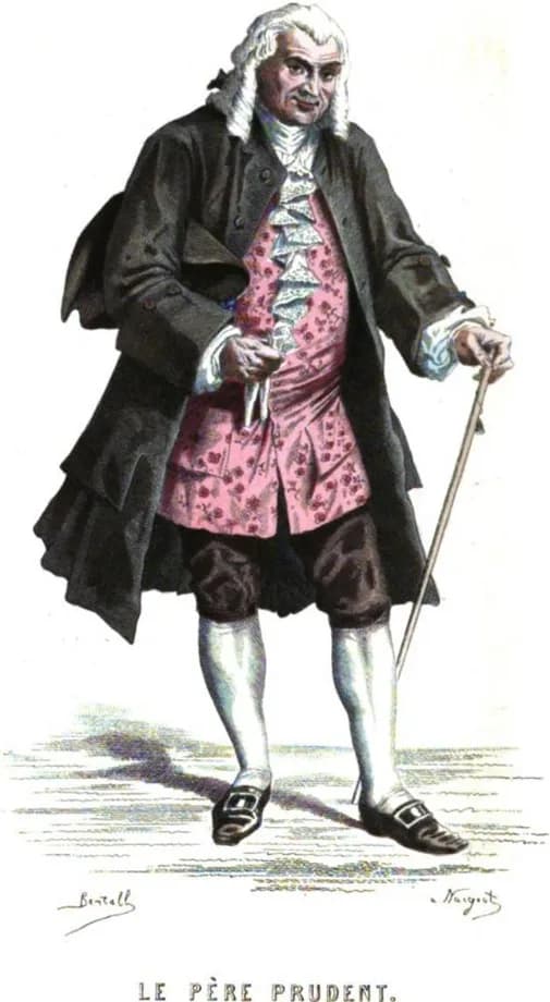 Pierre de Marivaux - The Fair and Prudent Father (1712) by Pierre de Marivaux (1688-1763)